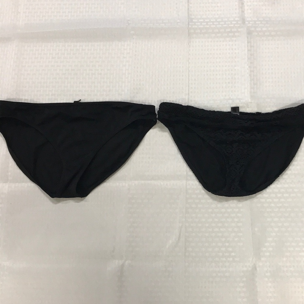 🔥 3/$20 🔥Set of black bikini bottoms